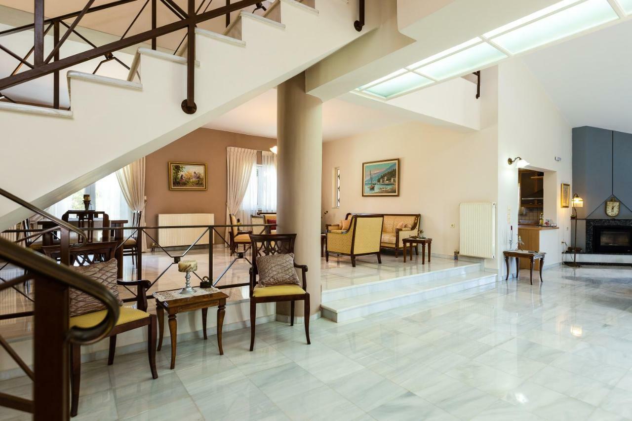 Carpe Diem-Luxury Villa With Private Pool Agia Paraskevi  Luaran gambar