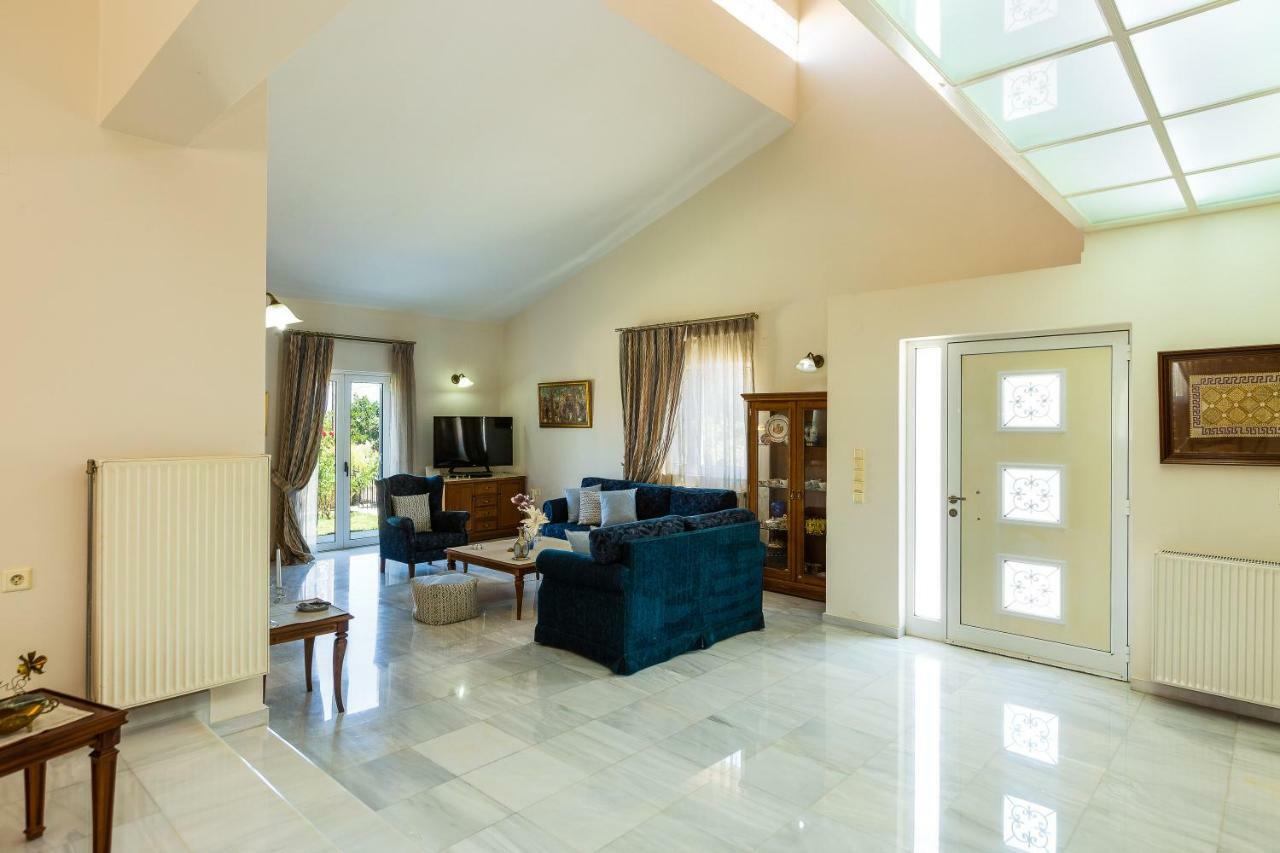 Carpe Diem-Luxury Villa With Private Pool Agia Paraskevi  Luaran gambar